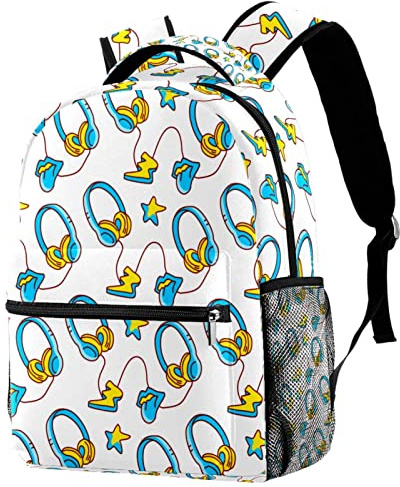 NUYFVG Rucksack mit Pferdemotiven, Schultaschen für Jungen und Mädchen, leichte Büchertaschen, lässiger Tagesrucksack
