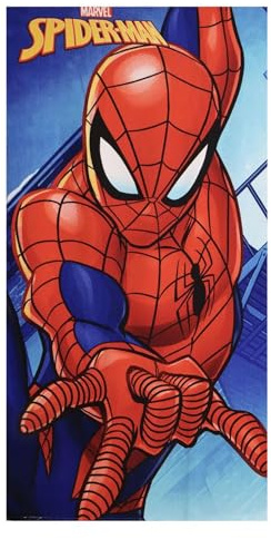CERDÁ Life's Little Moments Spiderman Handtuch aus Mikrofaser, schnell trocknend, für Bad, Strand und Schwimmen