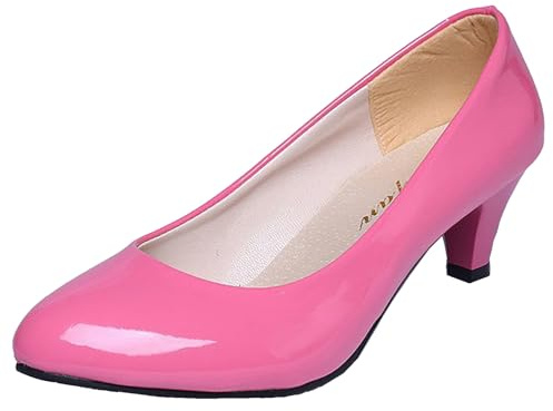 WUIWUIYU Travail/Bureau/Mariage Escarpins à Petits Talons Femme