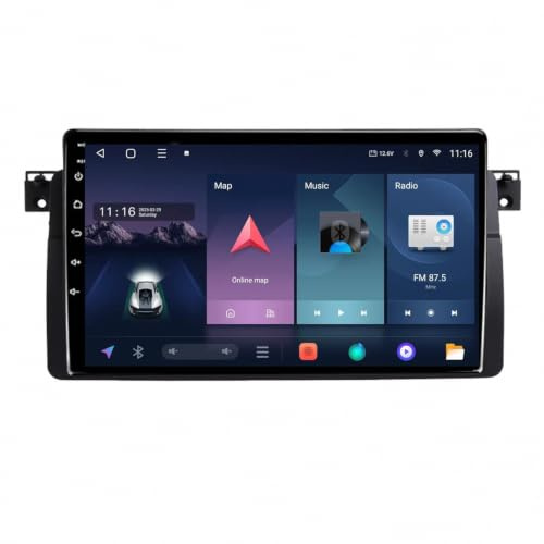 2 Din Android Radio Bluetooth per BMW X3 E83 2004-2012 Android 15 9 Inches Auto Display Steering Wheel Controls Per, 4 Core 2G+32G