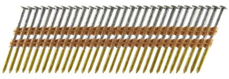 B&C Eagle A2X113HDR/22 Round Head 2-Inch x .113 x 22 Degree Hot Dip Galvanized Ring Shank Plastic Collated Framing Nails (500 per Box)