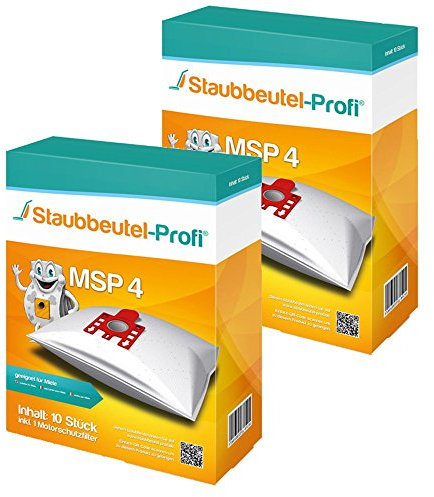 20 Staubsaugerbeutel Staubbeutel-Profi kompatibel mit Swirl M40 Miele GN geeignet für Miele Ecoline Green - S5 (20 Beutel)
