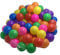 DIVCHI Playballs, Soft Pit Balls for Kids, Small Colourful Plastic Balls, Crush Proof, Smooth Surface and No Sharp Edges, Toxic Free, Multi Pack Baby Approved Playball Set