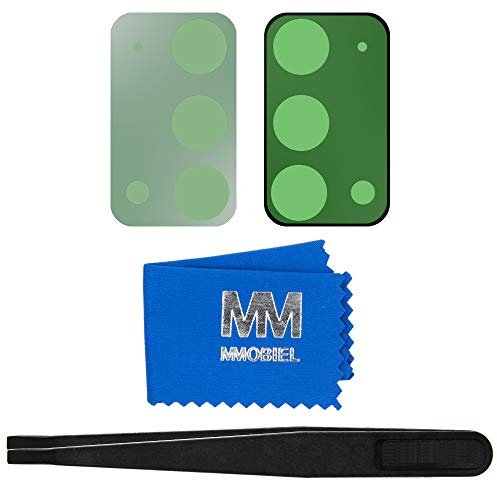 MMOBIEL Lentille en Verre pour Caméra Arrière Compatible avec Samsung Galaxy Note 20 / Note 20 5G 2020 Vitre Appareil Photo avec Double Face Adhésif Pincettes et Chiffon Inclus - Vert