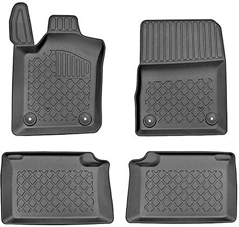 Mossa - TPE Fußmatten Auto kompatibel mit Jeep Grand Cherokee IV SUV (07.2013-11.2020) - schwarz Automatten Autoteppiche - G