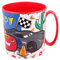 Taza infantil de plástico reutilizable para microondas de 390 ml de Cars - Disney