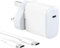 30W USB C Charger Compatible for MacBook air 13 12 inch, iPad Pro 13, 12.9, 11 inch 2024 2023 2022 2021 2020 2019 M4 M2 M1, iPad Air 5 4, Mini 6, iPad 10, iPhone 15, Pixel 8 7, 2M/6.6FT USB-C Cable