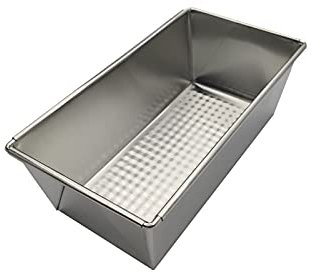 EUROXANTY Stampo rettangolare per forno | Metallico | Ideale per torte e dolci | Resistente alle alte temperature | 21 cm |