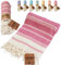 DEMMEX Organic Turkish Cotton Beach Bath Hammam Towel – Quick-Dry, Lightweight, Compact, Sand-Free Beach Towel & Blanket – Luxury Bathroom & Hammam Towel, OEKO-TEX Certified, 180x90cm, Fuchsia