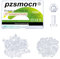 Pzsmocn 100 Pezzi/50 Set M5*10 mm Viti a Testa Tonda con Croce in Plastica Trasparente per PC Dadi Esagonali, Dimensioni Standard, per Fai da Te, Modelli e Fissaggio di Prodotti Elettronici.