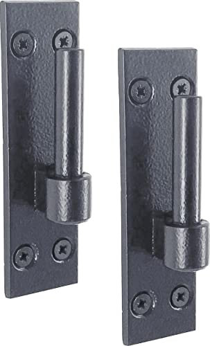 IRONTITE® 2 Pack Heavy Duty Hinges with 12mm Pin for Black Wrought Iron Gates