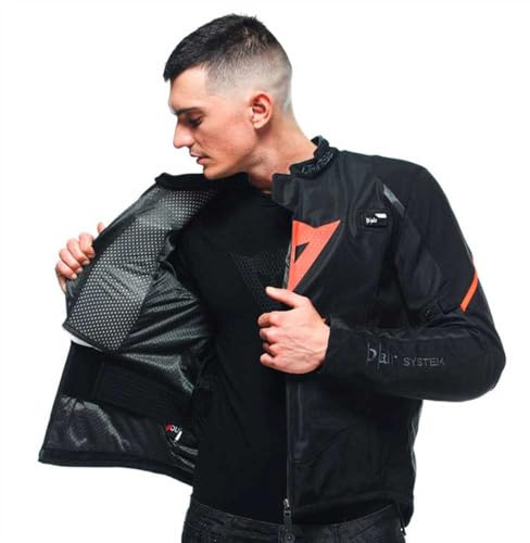 Dainese D-Air Smart Jacket LS Sport Men Airbag Motorcycle Jacket 56 Black