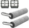 Asdazrxy Juego de Cepillo de Rodillos Filtro HEPA para Tineco Floor One S5 Combo Aspiradora para Suelos Húmedos y Secos Incluye 2 Cepillos de Rodillos + 2 HEPA Filtro (S5 Combo)