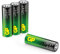 GP Alkaline Ultra Plus Batterie AA 1,5V (Mignon/R6), Neue GTECH Longlife Technologie für sehr Lange Laufzeiten und hohe Stabilität, 4 Stück AA Batterien Ultra+