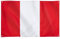 Runesol Bandere de Perú, 91x152cm, 3ft x 5ft, 4 Ojales, Ojal en Cada Esquina, Bandera Peruana, Banderas Premium, Interior, Exterior, Colores Vívidos