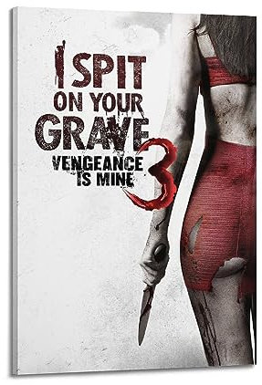 VZRSQZK I Spit On Your Grave Movie Poster Poster Decorative Painting Canvas Wall Posters And Art Picture Print Modern Family Bedroom Decor Posters 08x12inch(20x30cm)