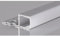 2m LED Alu Profil Unterputz Rigips Trockenbau Schiene Kanalprofil mit Milchglas Abdeckung Kanal System für LED-Streifen Profil H-3