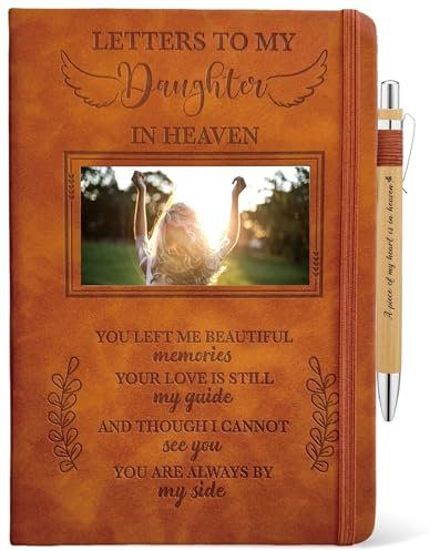 Letters To My Daughter In Heaven Journal 200 Pages Notebook A5 Lined with Window In Loving Memory of Daughter, Memorial Sympathy Condolence Remembrance Grieving Gifts for Loss of Daughter