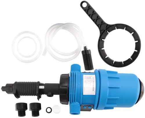 Widybord Pompe à engrais à eau - Pompe doseuse pour mélange d'injecteurs chimiques - Distributeur de dosage liquide - Engrais pour bétail