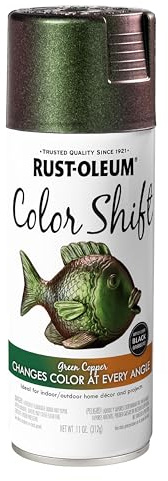 Rust-Oleum 372478 Specialty Color Shift Spray Paint, 11 oz, Green Copper