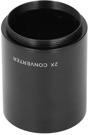 Teleconvertidor 2X, Lente Teleconvertidora Profesional con Aumento 2X, para Montura T, para Lentes con Zoom Teleobjetivo de Espejo de 420‑800 Mm 650‑1300 Mm 500 Mm 800 Mm 900 Mm