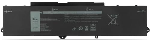 9JRV0 0P3TJ 0R05P0 05RGW Laptop Battery Compatible with Dell Latitude 5521 5531 Precision 3561 3571 3581 3591 Alienware m17 R5 AMD/Alienware m18 R1 R2 / Alienware m18 R1 AMD Series(11.4V 97Wh)