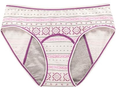 Periodenunterschwäsche String Tanga Damen Schwarz Baumwolle Unterhosen Periodenslip Hohe Taille Weich Inkontinenz Slip Panties Starke Blutung Bequeme High Waist Perioden Unterwäsche Menstruation Slip