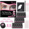 Lash Lift Kit 2 in 1 Eyelash and Eyebrow Lamination Kit, Lash Perm Kit, Semi Permanent Lash Extension Curling Set, Individual Package Pack of 5 Beauty7 (with glue balm)