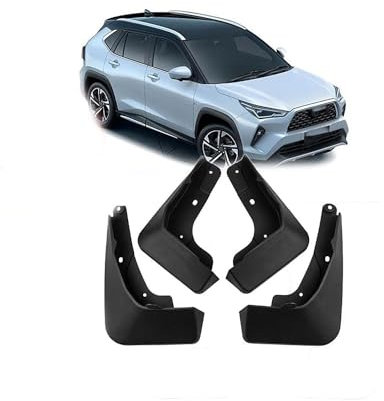 auto parafanghi Per Toyota Per Yaris Per Cross Per Non Per GR Paraspruzzi 2022 2023 2024 4pcs Parafango Guardia Ruota Anteriore posteriore Splash Accessori Auto parafparafango per pneumatici per auto