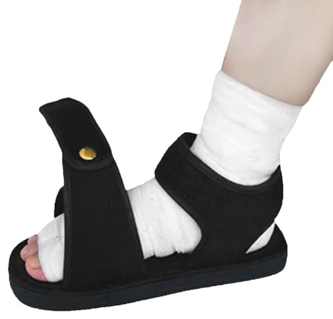 GEDRACKPMYN Postoperativer Schuh, GEH-Gipsschuh für gebrochene Füße oder Zehen, Gipsschuh zur Erholung nach Operationen mit verstellbarem Riemen für die Zeit nach Operationen, Verstauchungen,M