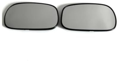 WHLXQ Auto Spiegelglas Ersatz für Nissan Micra K11 1992-2001, Spiegelglas Heizbar, Auto-Seitenspiegelglas Links/Rechts Außenspiegel,C/Pair