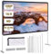 INMOZATA 84 Inch Projector Screen and Stand 186x106cm Foldable Portable Projector Screen with Carry Bag, 16:9 4K HD Indoor Outdoor Projection Screen for Camping Home Theater (84/186x106cm)