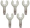 PAYA Multitool Sägeblätter Oszillierende Klingen E-cut Zubehör Teak-Dichtstoff-Entfernungsmesser zum Entfernen von Dichtungsmasse 5tlg PY179