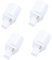 Housoutil G24D Zu E27 2 Pin Lampensockel Adapter Lichtfassung Konverter Für Glühbirnen CFL Und LED Leuchtmittel Hochwertiger Lampenadapter Für Einfachen Austausch