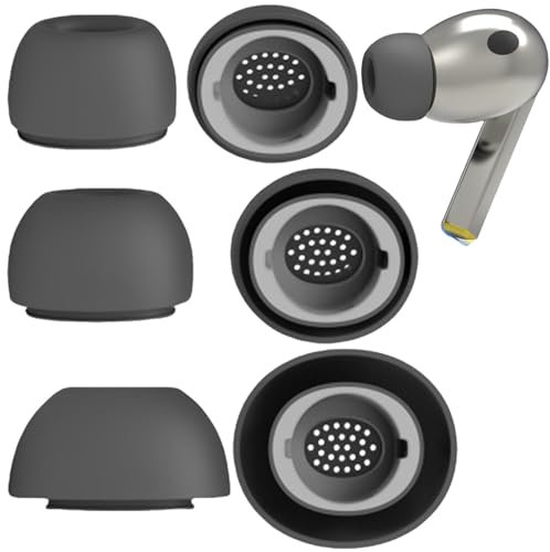 3 Paar Ohrstöpsel für Galaxy Buds3 Pro, Ersatz Silikon, Samsung Earbuds pro 3, kompatibel mit Galaxy Buds3 Pro, passend in Hülle，In-Ear Ersatz Ohrstöpsel，S/M/L