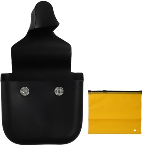 Silicone Glove for Gas, Reusable Protective Silicone Glove for Gas Pump with Storage Bag, Easy to Clean, Suitable for Many Work Scenarios (Black)