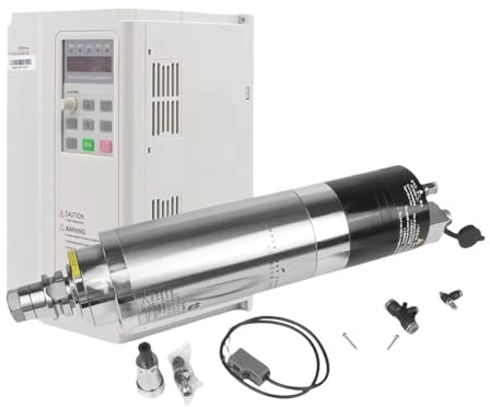 TIEOAXFT 3,2 KW BT30 12000 U/min Automatischer Werkzeugwechsel ATC-Spindelmotor Werkzeughalter Wasserkühlung Gekühlt for das Fräsen von Metall-CNC-Fräsern(with Inverter,220/V)
