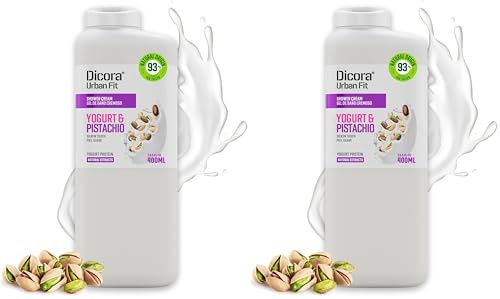 Dicora Urban Fit Gel Bagno Proteins Yogurt & Pistacchio 400 ml (Confezione da 2)