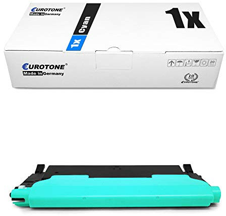 1x Eurotone Toner für Samsung CLP 360 365 ND W N ersetzt CLT-C406S Cyan Blau