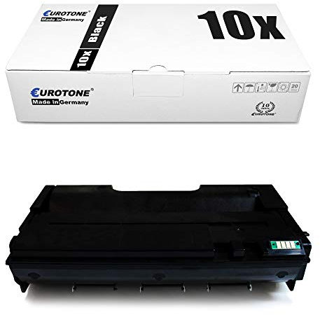10x Eurotone XXL Toner für Ricoh Aficio SP 201 203 204 211 212 213 su SFw nw sfnw n sf s SUw w sfn SFNw sn SNW ersetzt 407254 TYPESP201HE