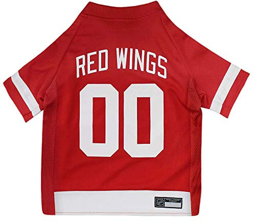 Pets First NHL Detroit Red Wings Trikot für Hunde & Katzen, Größe XS - Lassen Sie Ihr Haustier EIN echter NHL-Fan Sein!