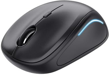 Trust Yvi FX Souris Optique sans Fil compacte pour ordinateur avec éclairage LED - Noir