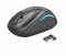 Trust Yvi FX Wireless Mouse with LED Illumination, USB Micro Receiver, RF 2.4 GHz, 800/1600 DPI, Ambidextrous, 8 m Range, Computer Mouse for PC, Laptop and Mac - Black [Amazon Exclusive]