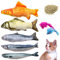 Youngever 7 Cat Toys Assortment with 5 Refillable Catnip Fish Cat Toys and 2 Catnip Fur Mouse Cat Toys, Extra Catnip for Refill, for Cat, Puppy, Kitty, Kitten