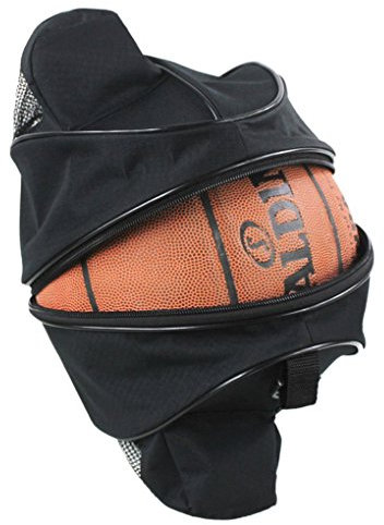 Xrten Borse a Tracolla Borsa per Pallone da Pallacanestro Borse da allenamento Accessori per Attrezzature Sportive per Sport Pallacanestro Tennis Pallavolo Palestra, Nero