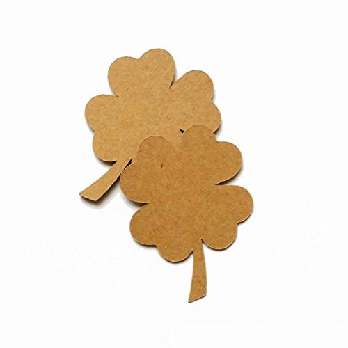 30 Geschenkanhänger Papieranhänger Tags Etiketten Kleeblatt Hochzeit Taufe Kommunion Konfirmation