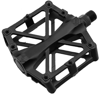 VOANZO Cykelpedaler, cykelpedaler aluminium halkskydd hållbara mountainbike-pedaler, MTB BMX cykelpedaler