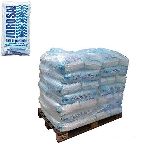 IDROSAL - sale in pastiglie per addolcitori e depuratori da 25 KG - promozione da 42 sacchi