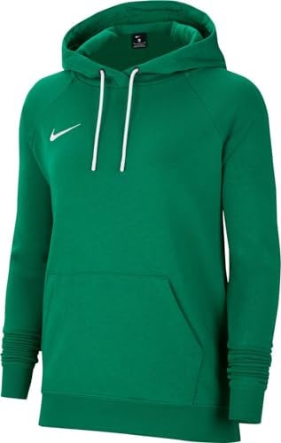 Nike Park 20, Hoodie Donna, Pino Bianco/Verde, S