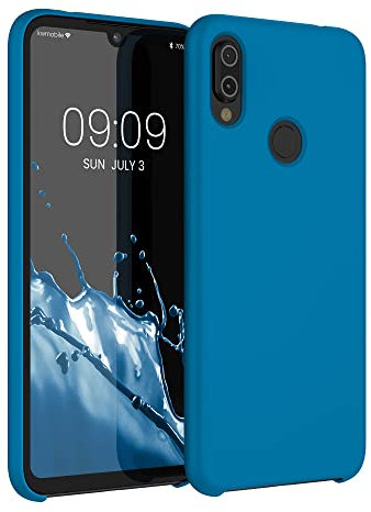 kwmobile Cover per Xiaomi Redmi Note 7 / Note 7 Pro Custodia - Back Case per Smartphone in Silicone TPU - Protezione Gommata - blu indaco